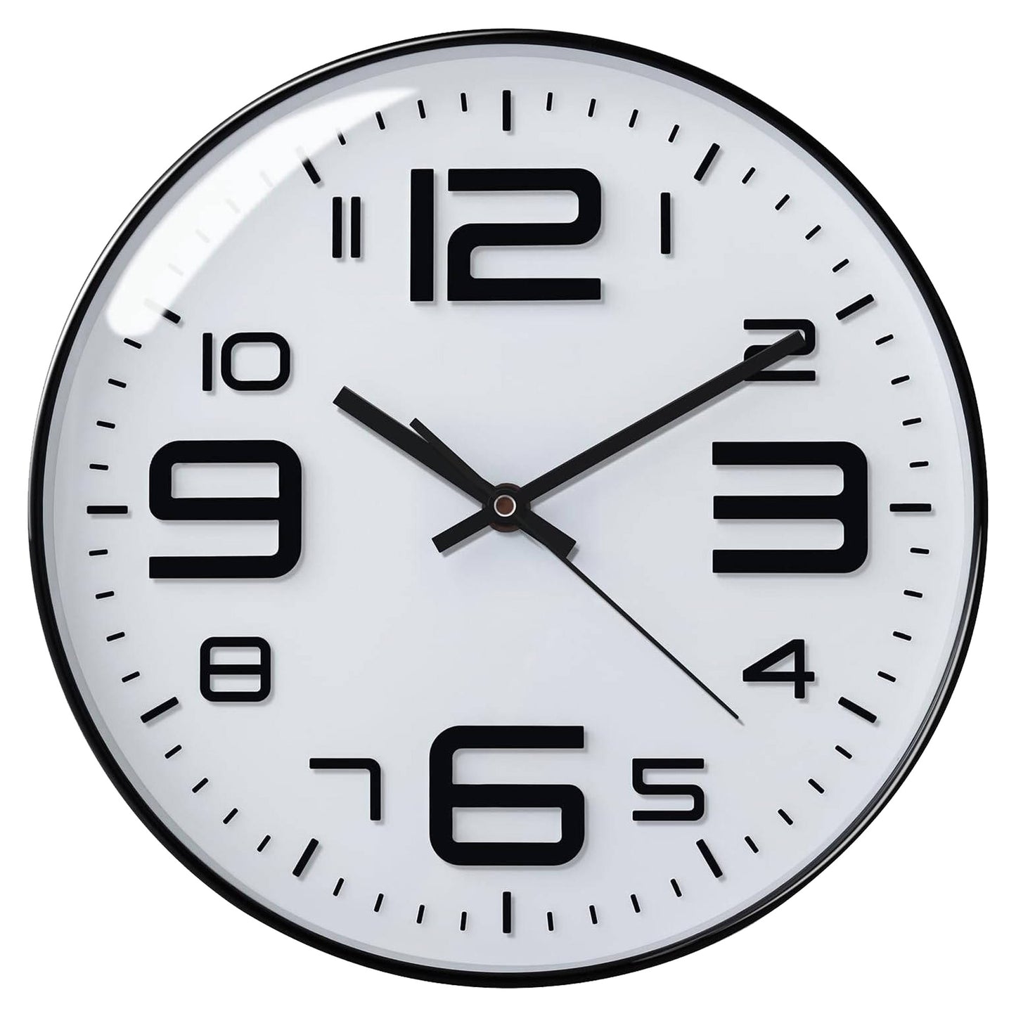 IvoQ Wandklok Modern Design Wit 30 cm