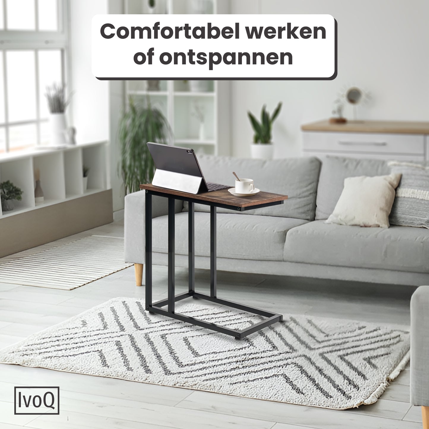 IvoQ Bijzettafel op Wieltjes