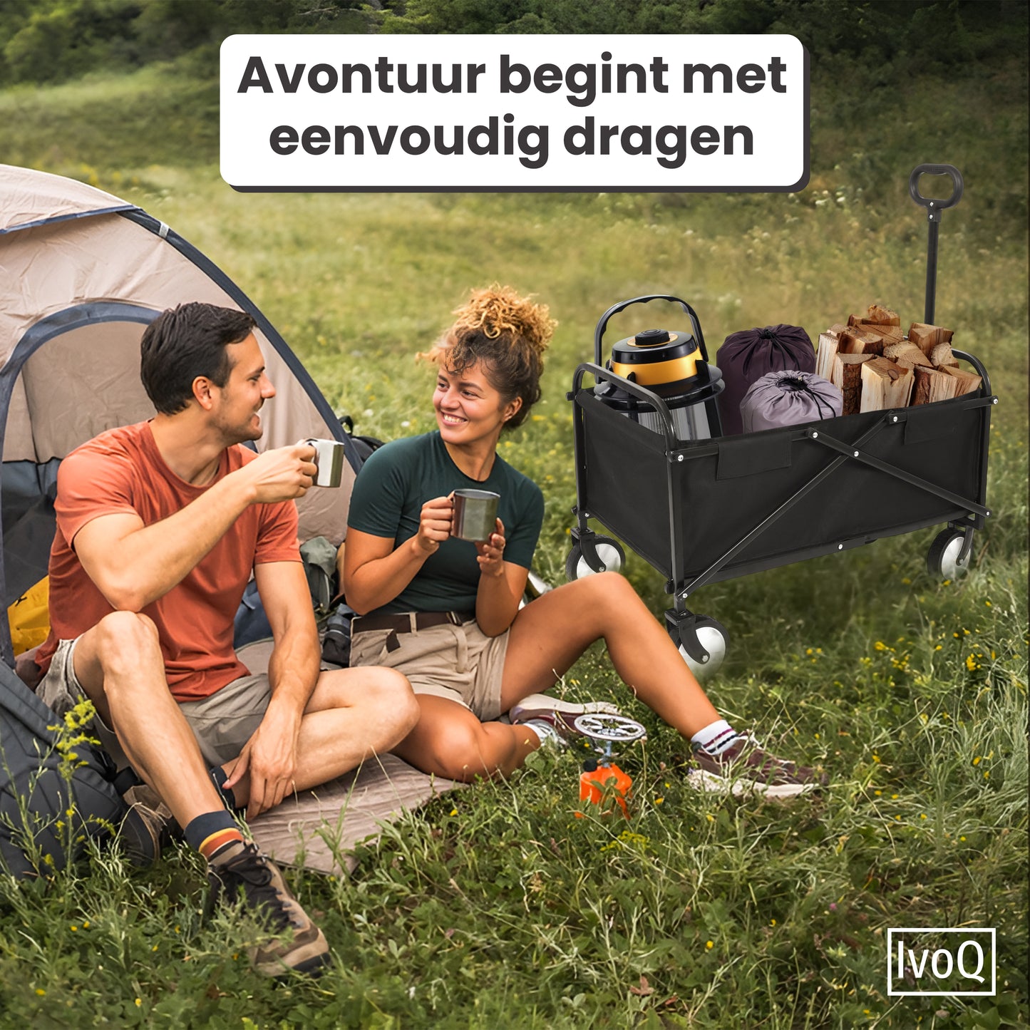 IvoQ Bolderkar Zwart
