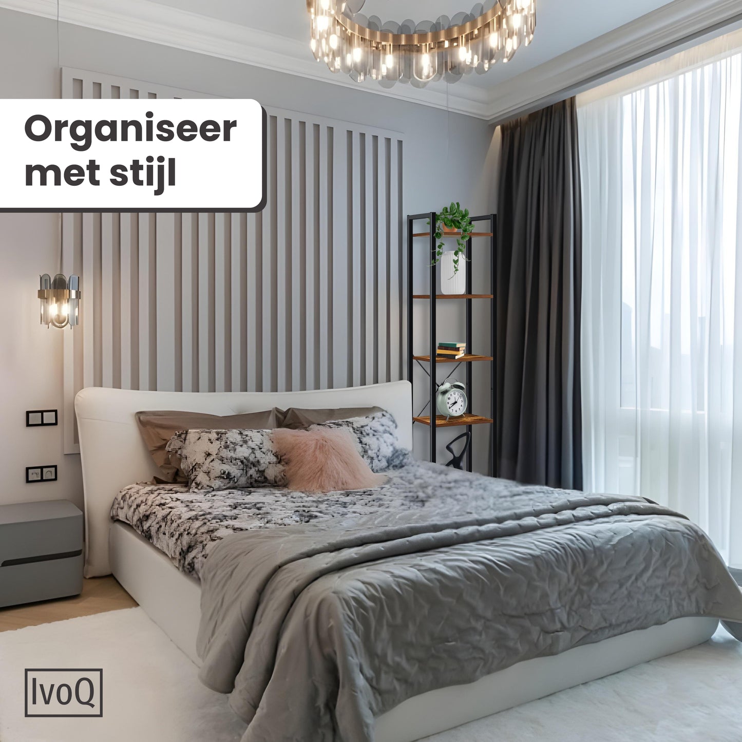 IvoQ Industriële Boekenkast
