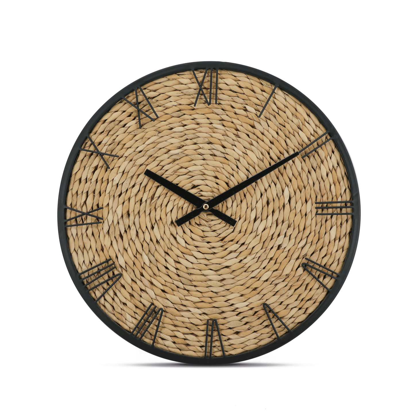 IvoQ Wandklok Zeegras Stil Quartz 40 cm