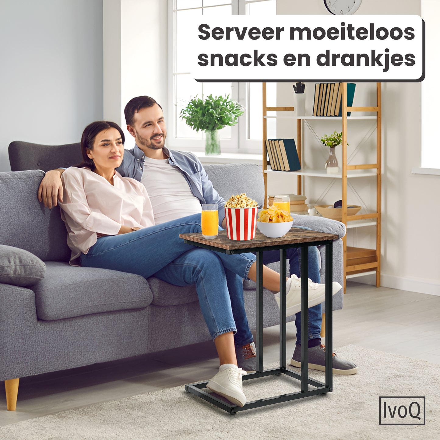 IvoQ Bijzettafel op Wieltjes