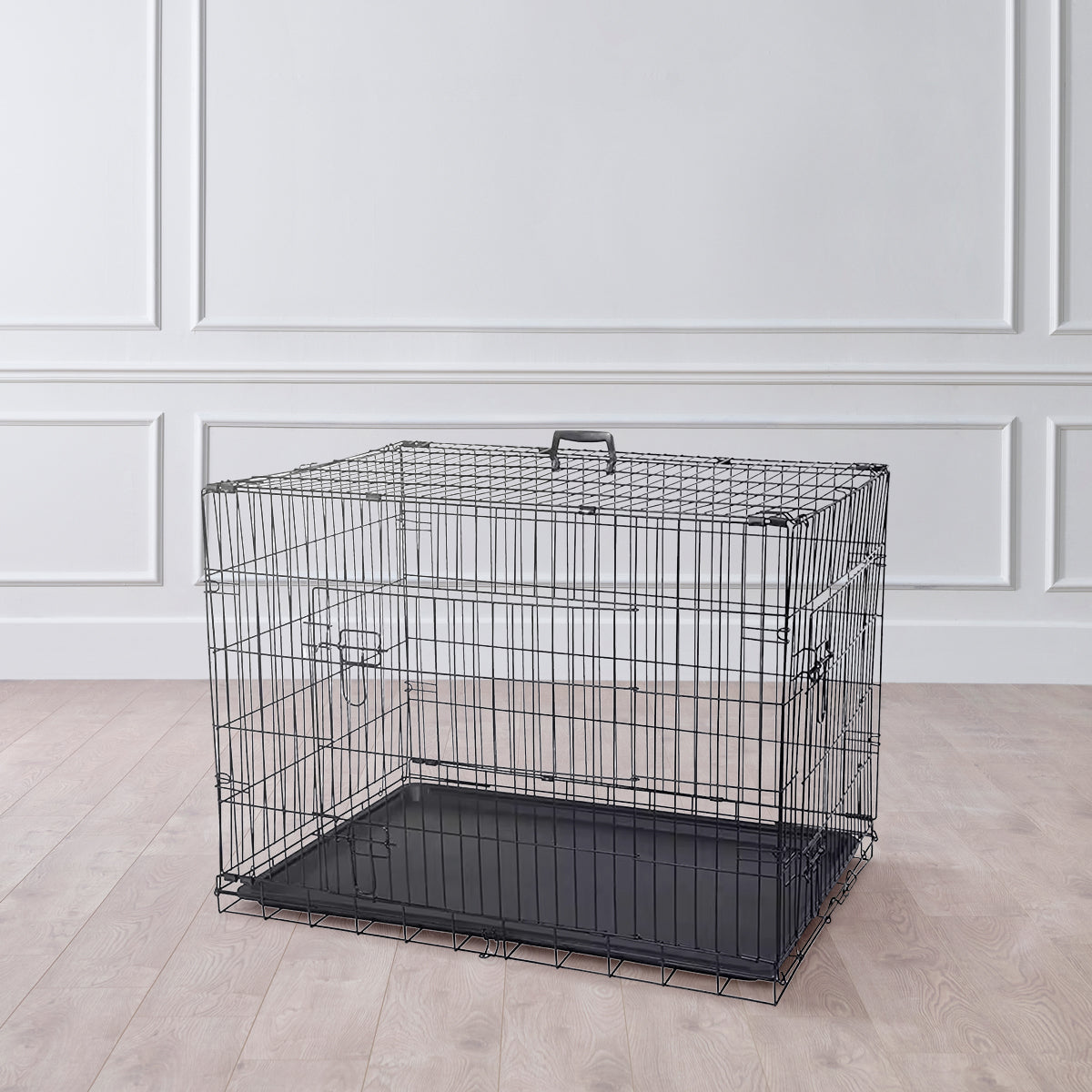 IvoQ Hondenbench S – Zwart – 60×43×49.5 cm