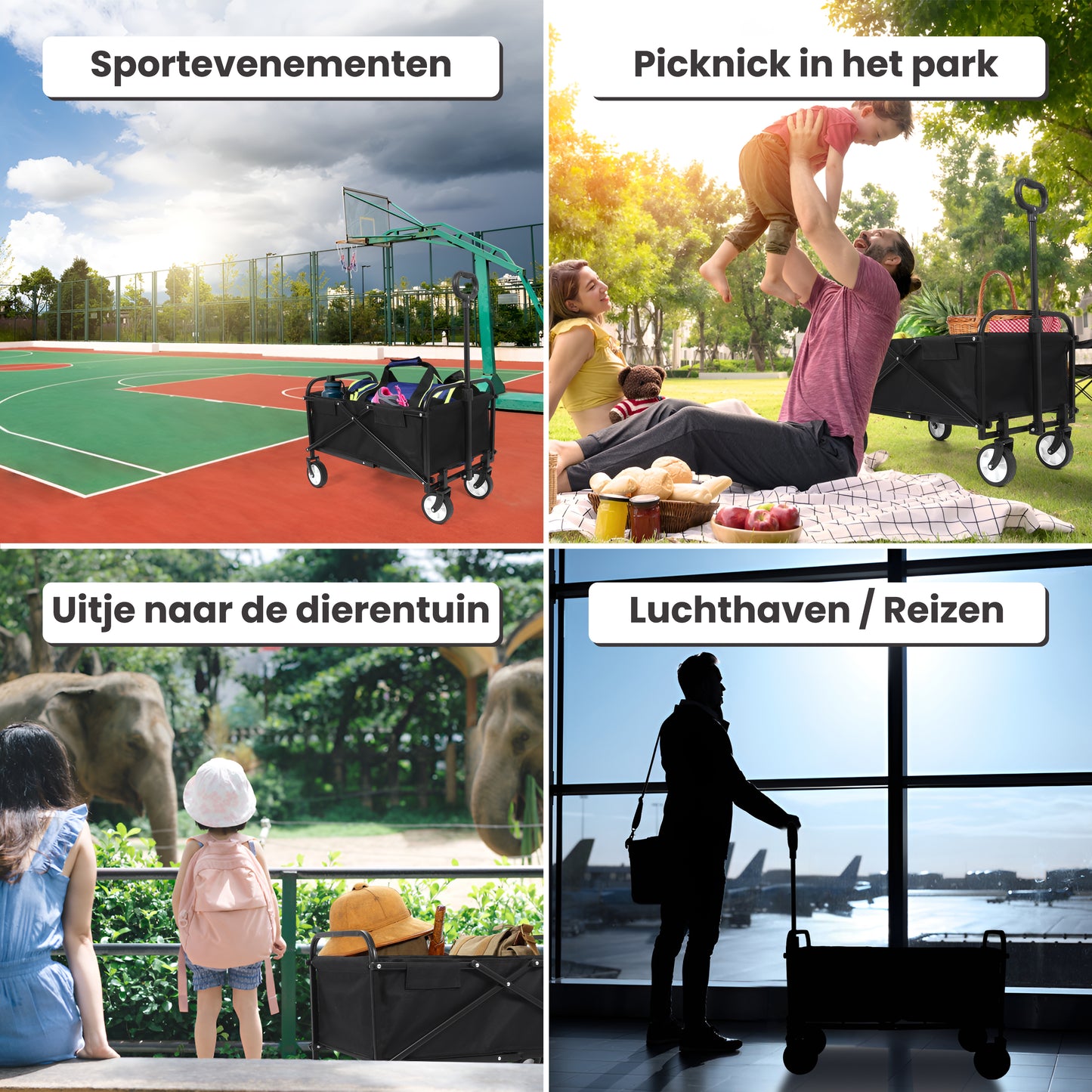 IvoQ Bolderkar Zwart