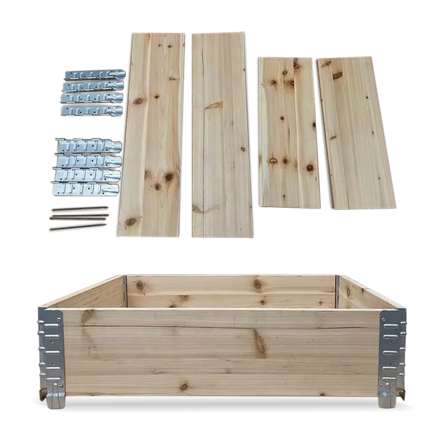 IvoQ Kweekbak Hout 80x60x20 cm