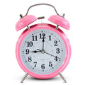 IvoQ Roze Klassieke Wekker met Dubbele Bel-IvoQ