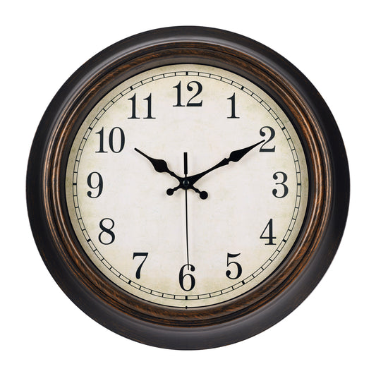 IvoQ Wandklok Retro Stil Quartz 30 cm