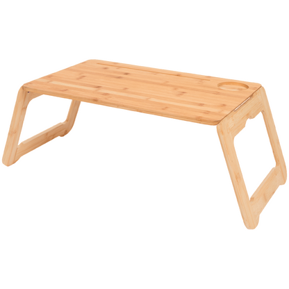 IvoQ Bamboe Laptoptafel Opvouwbaar FSC