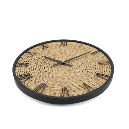 IvoQ Wandklok Zeegras Stil Quartz 40 cm