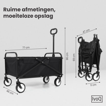 IvoQ Bolderkar Zwart