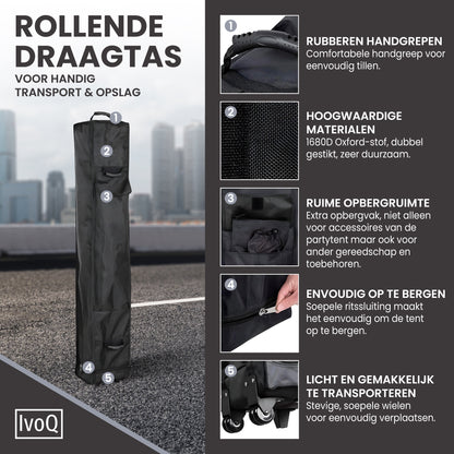 IvoQ Opberghoes voor Partytent 3x3 m