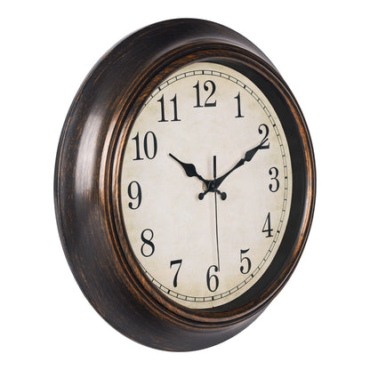 IvoQ Wandklok Retro Stil Quartz 30 cm