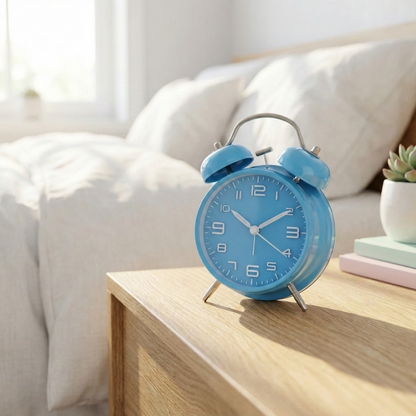 IvoQ Wekker Retro Blauw Stil