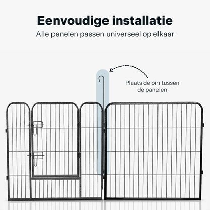 IvoQ Puppyren 8 Panelen 60 cm Hoog