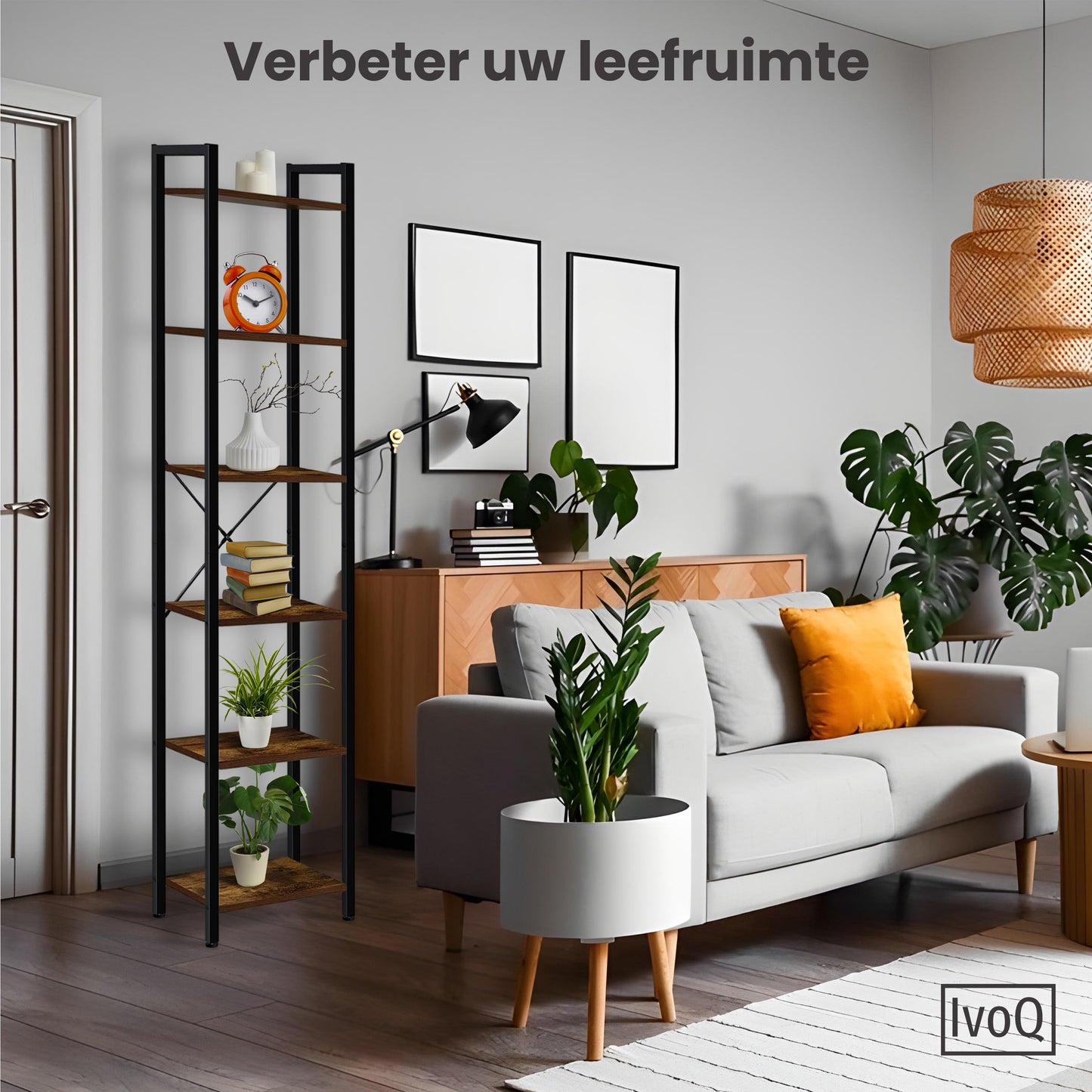 IvoQ Industriële Boekenkast