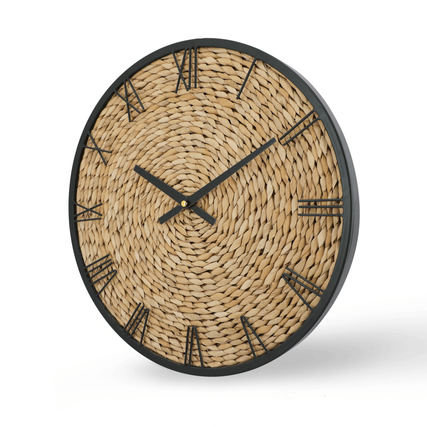 IvoQ Wandklok Zeegras Stil Quartz 40 cm