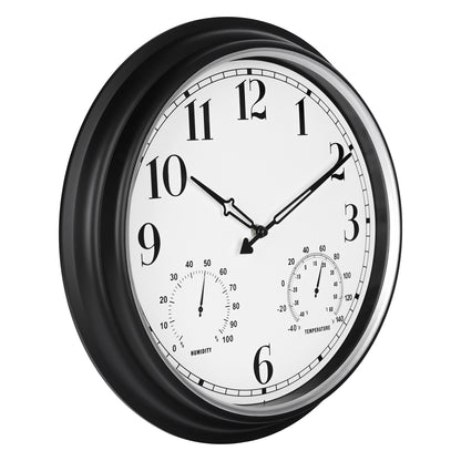IvoQ Wandklok Retro Waterdicht 40 cm