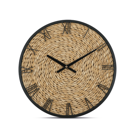 IvoQ Wandklok Zeegras Stil Quartz 40 cm