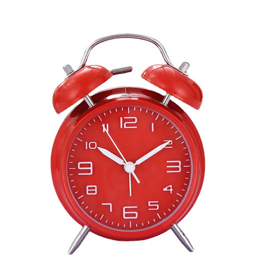 IvoQ Wekker Retro Rood Klassiek Luide Bel