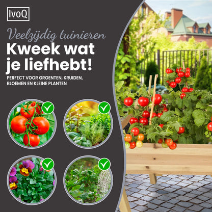 IvoQ Verhoogde Plantenbak FSC 126x60x76 cm