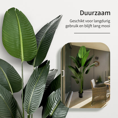 IvoQ Strelitzia Kunstplant 210 cm