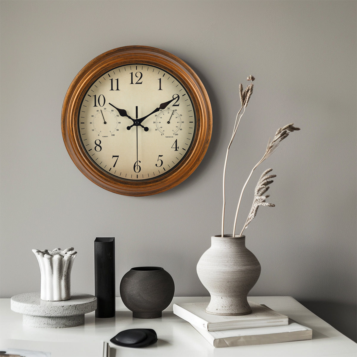 IvoQ Wandklok Waterdicht Quartz 30 cm
