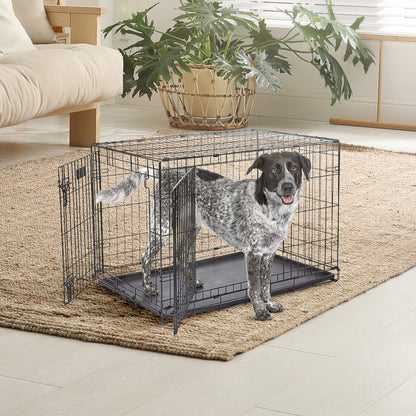 IvoQ Hondenbench L – 90×60×67 cm – Zwart