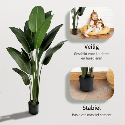 IvoQ Strelitzia Kunstplant 210 cm