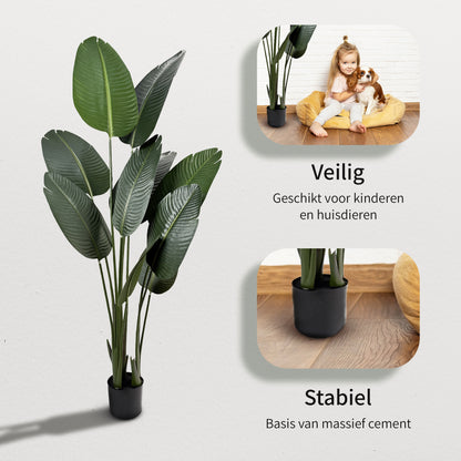 IvoQ Strelitzia Kunstplant 160 cm