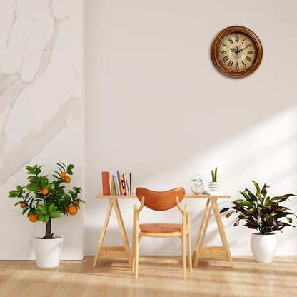 IvoQ Vintage Retro Wandklok Ø 30 cm