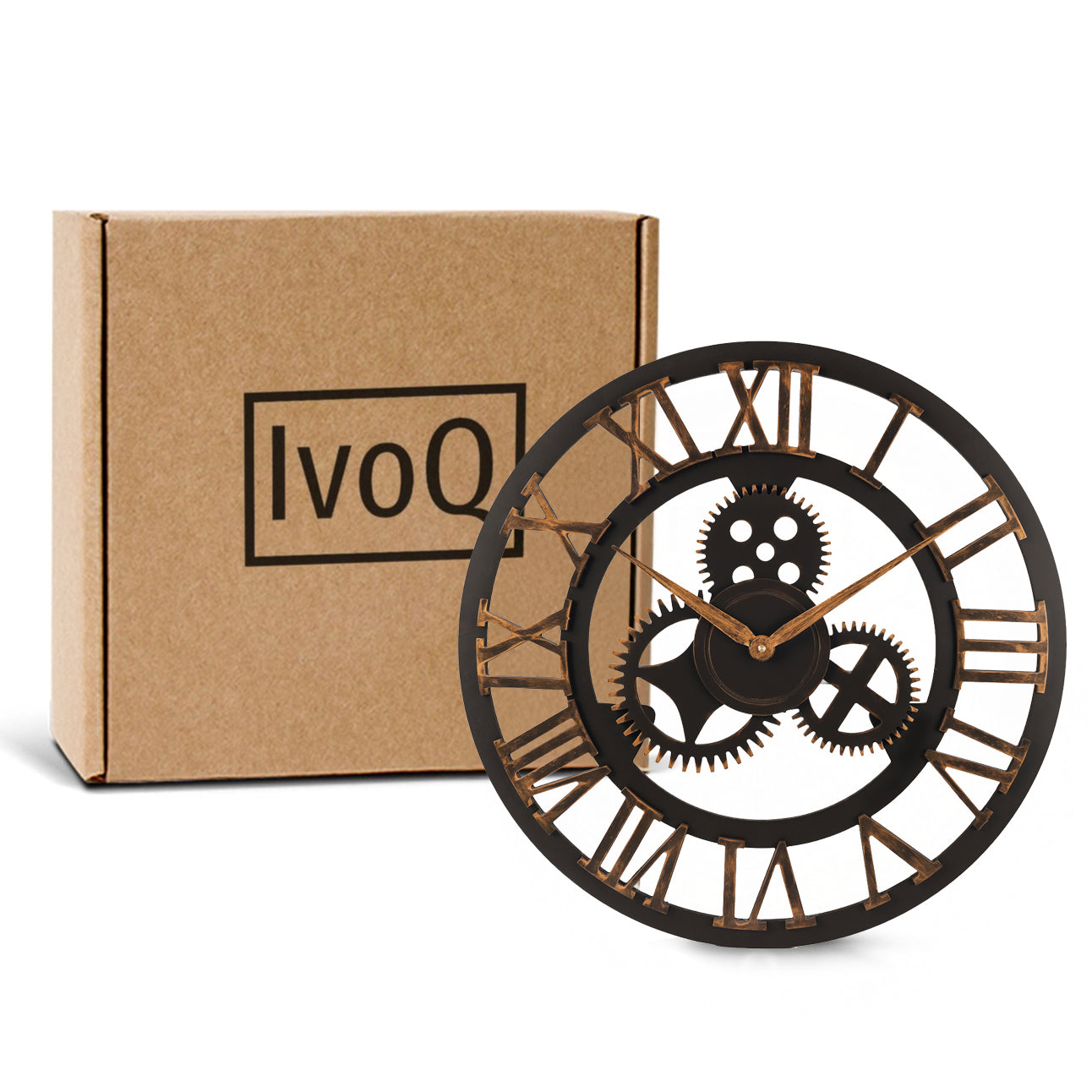 IvoQ Wandklok Industrieel XXL 60 cm