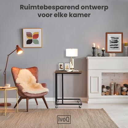 IvoQ Bijzettafel op Wieltjes