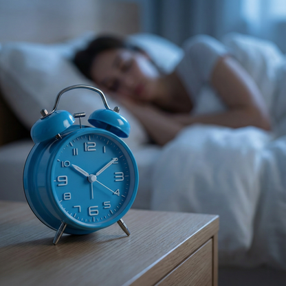 IvoQ Wekker Retro Blauw Stil