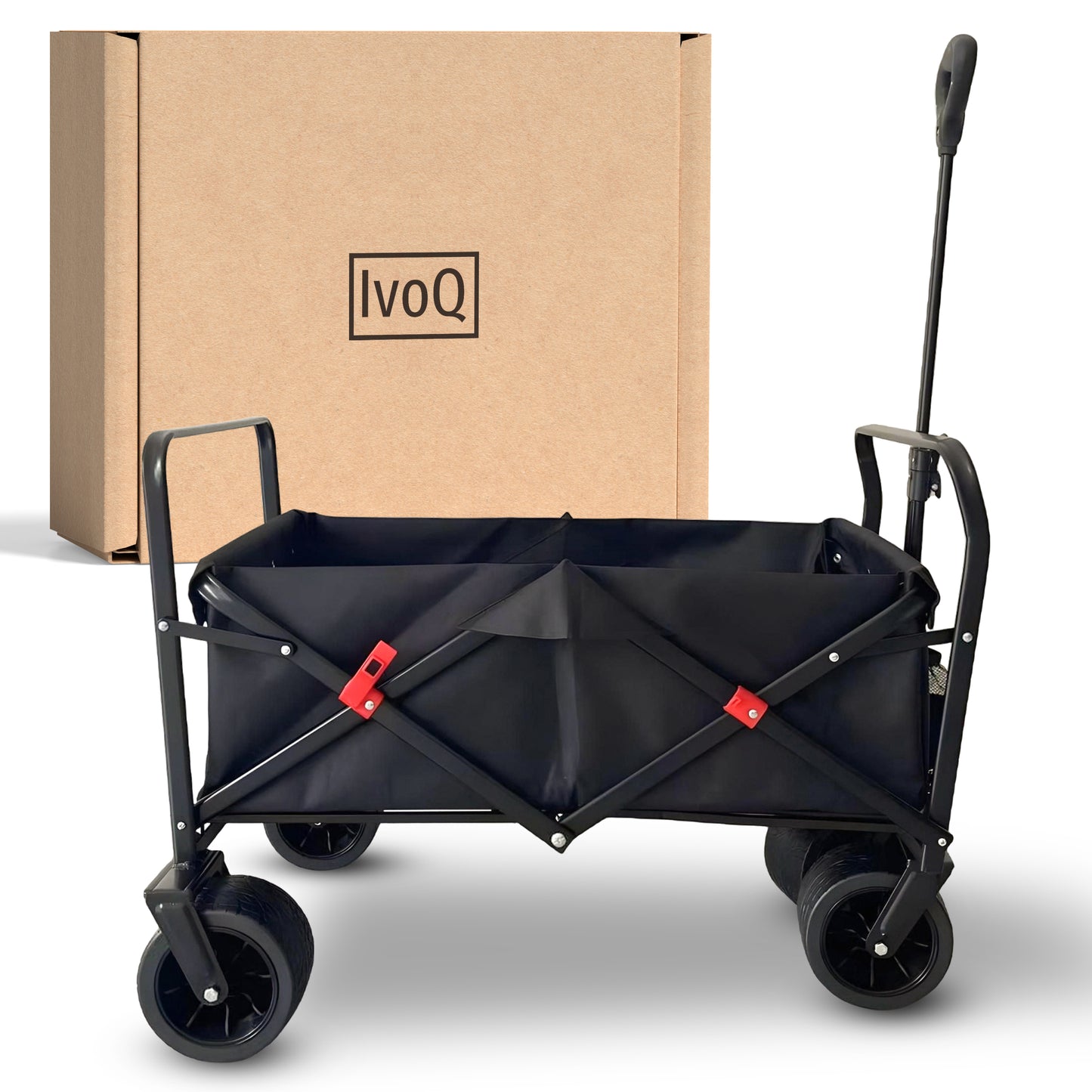 IvoQ Bolderkar Opvouwbaar 120 kg