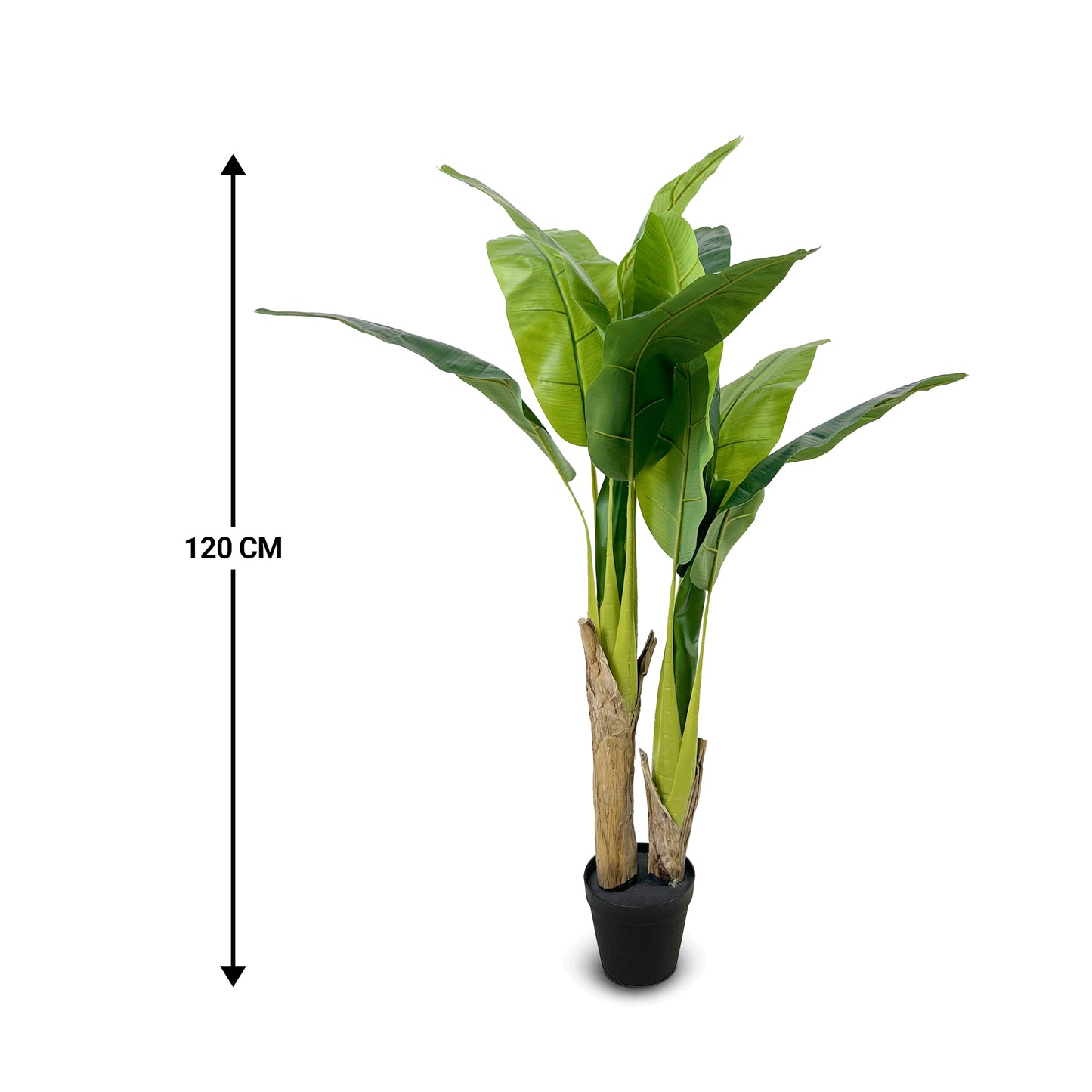 IvoQ Kunst Bananenplant 120 cm