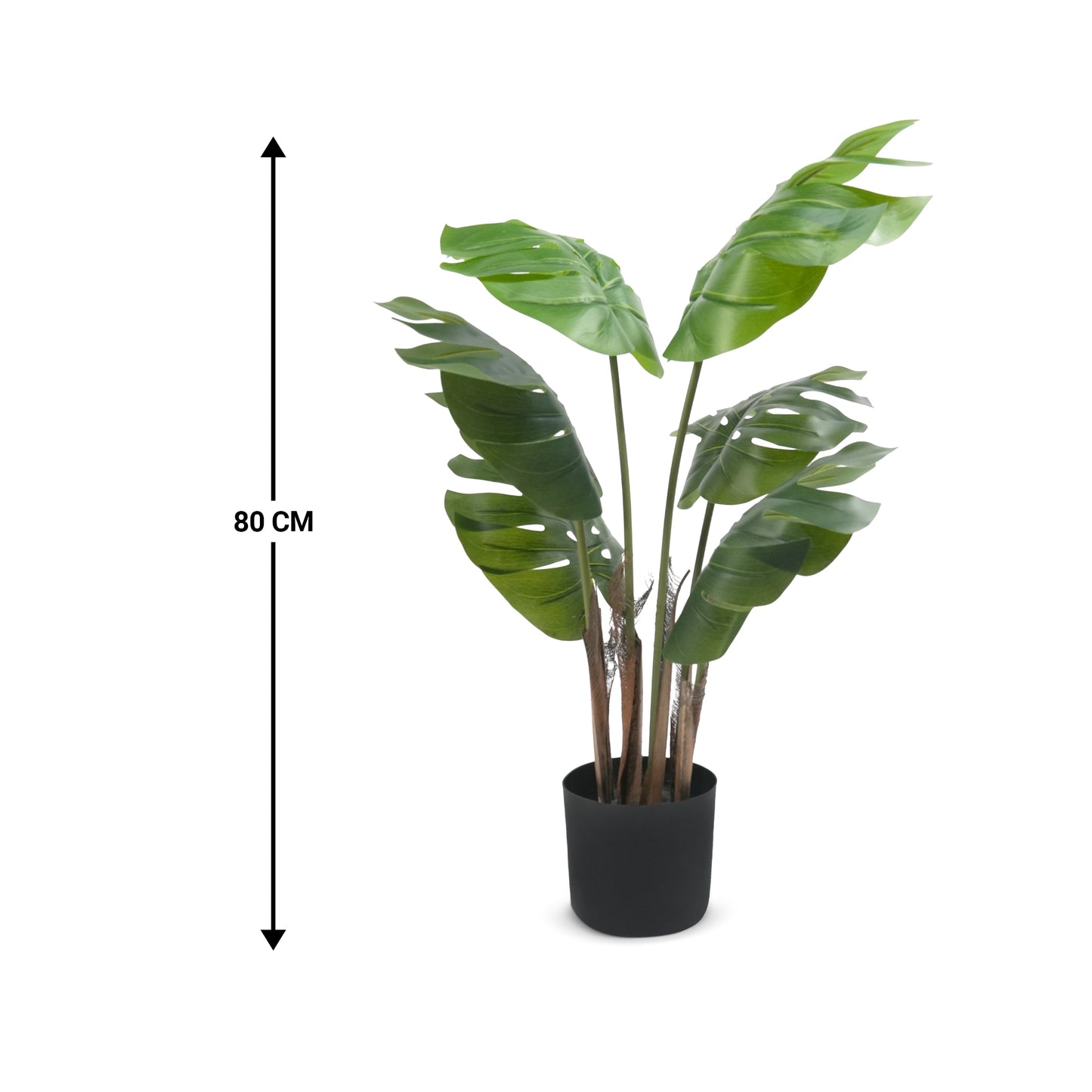 IvoQ Monstera Kunstplant 80 cm