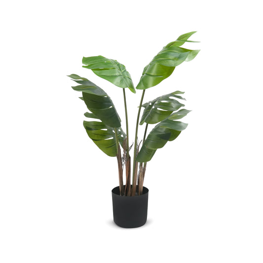 IvoQ Monstera Kunstplant 80 cm