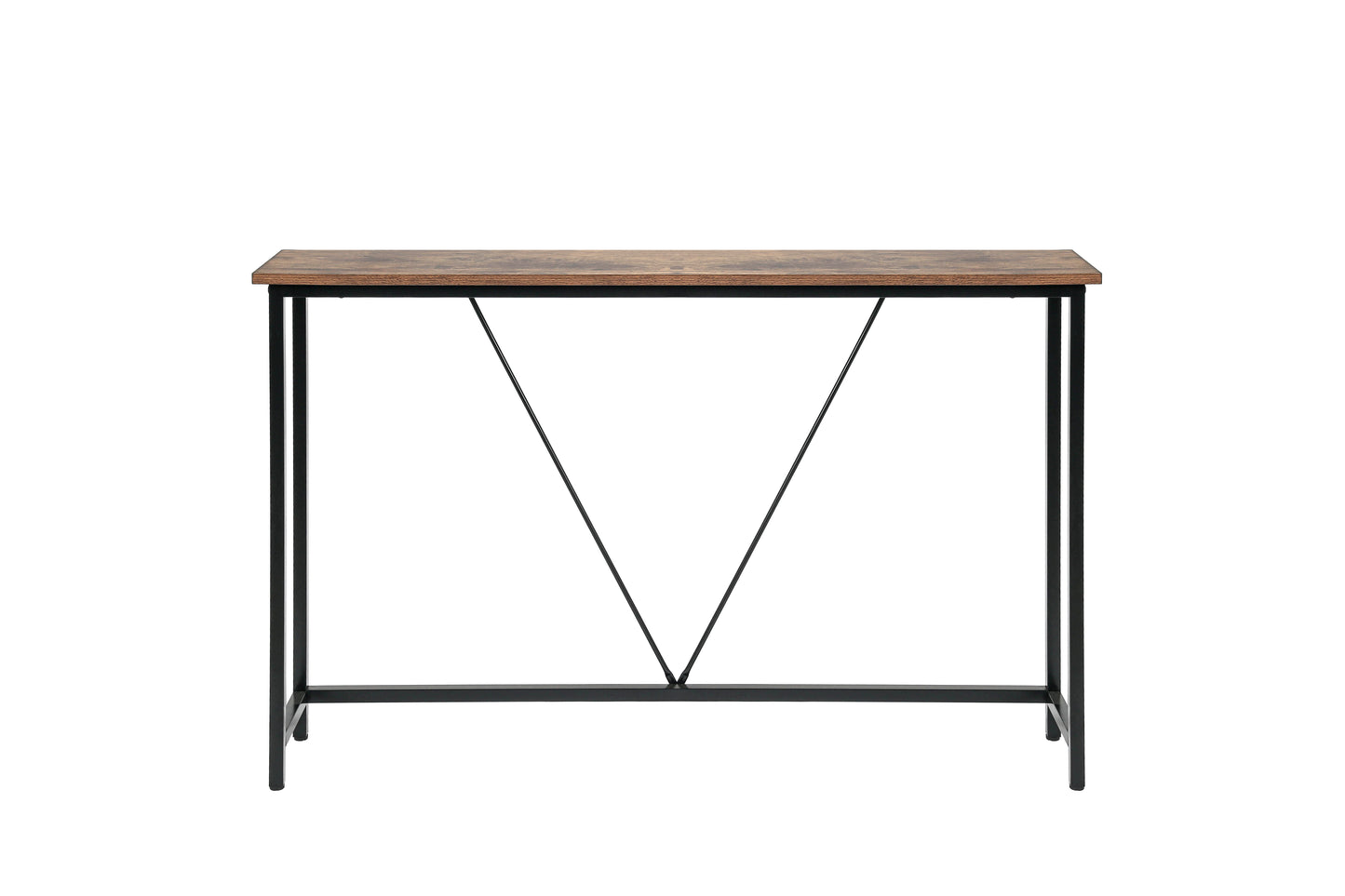 IvoQ Sidetable Industrieel Hout Metaal Bruin