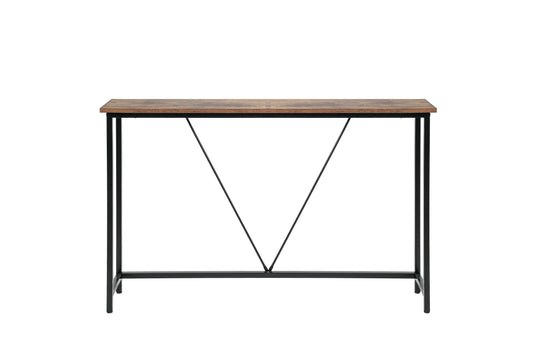 IvoQ Sidetable Industrieel Hout Metaal Bruin