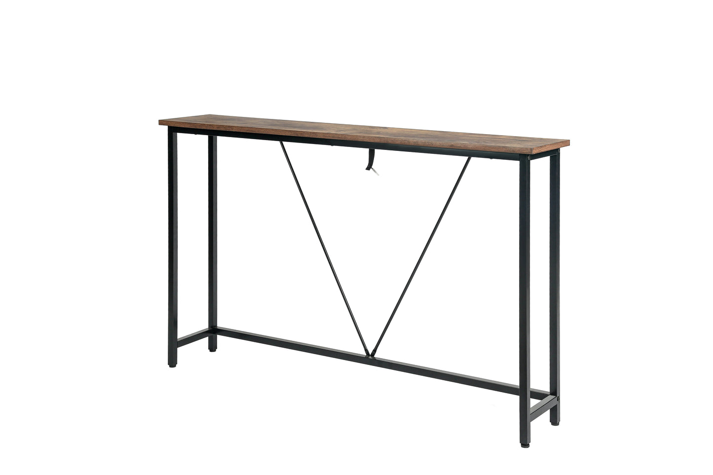 IvoQ Sidetable Industrieel Hout Metaal Bruin