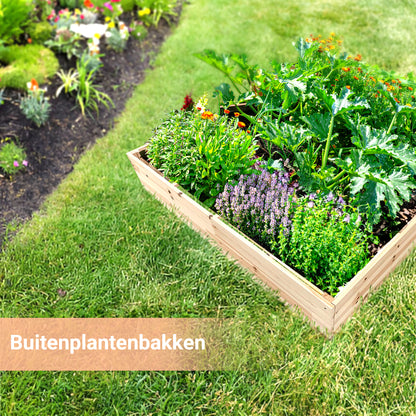 IvoQ Houten Moestuinbak 100 x 100 cm