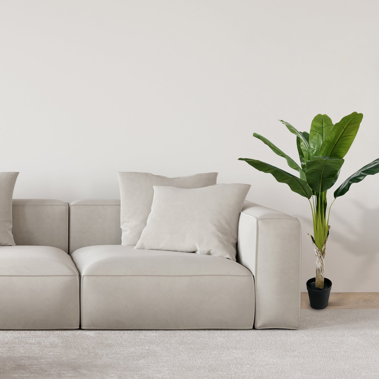 IvoQ Kunst Bananenplant 120 cm