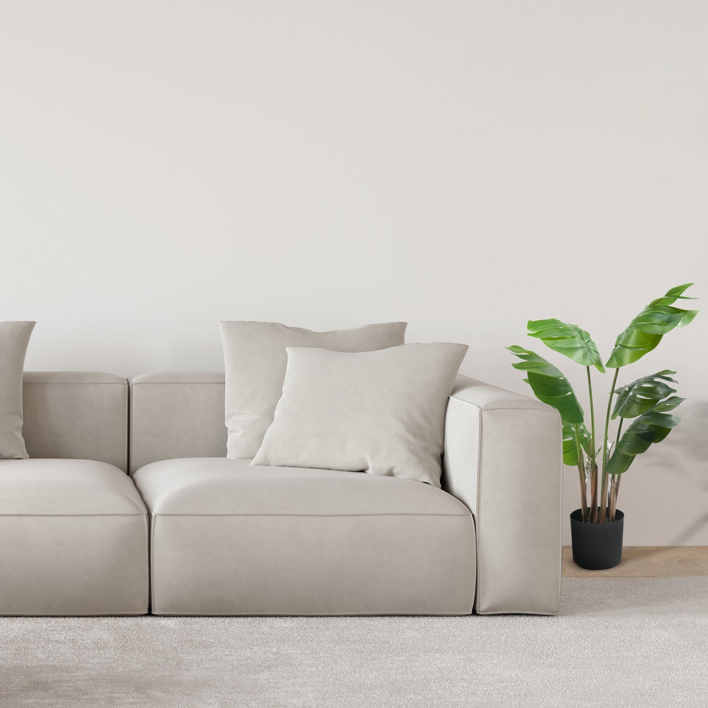 IvoQ Monstera Kunstplant 80 cm