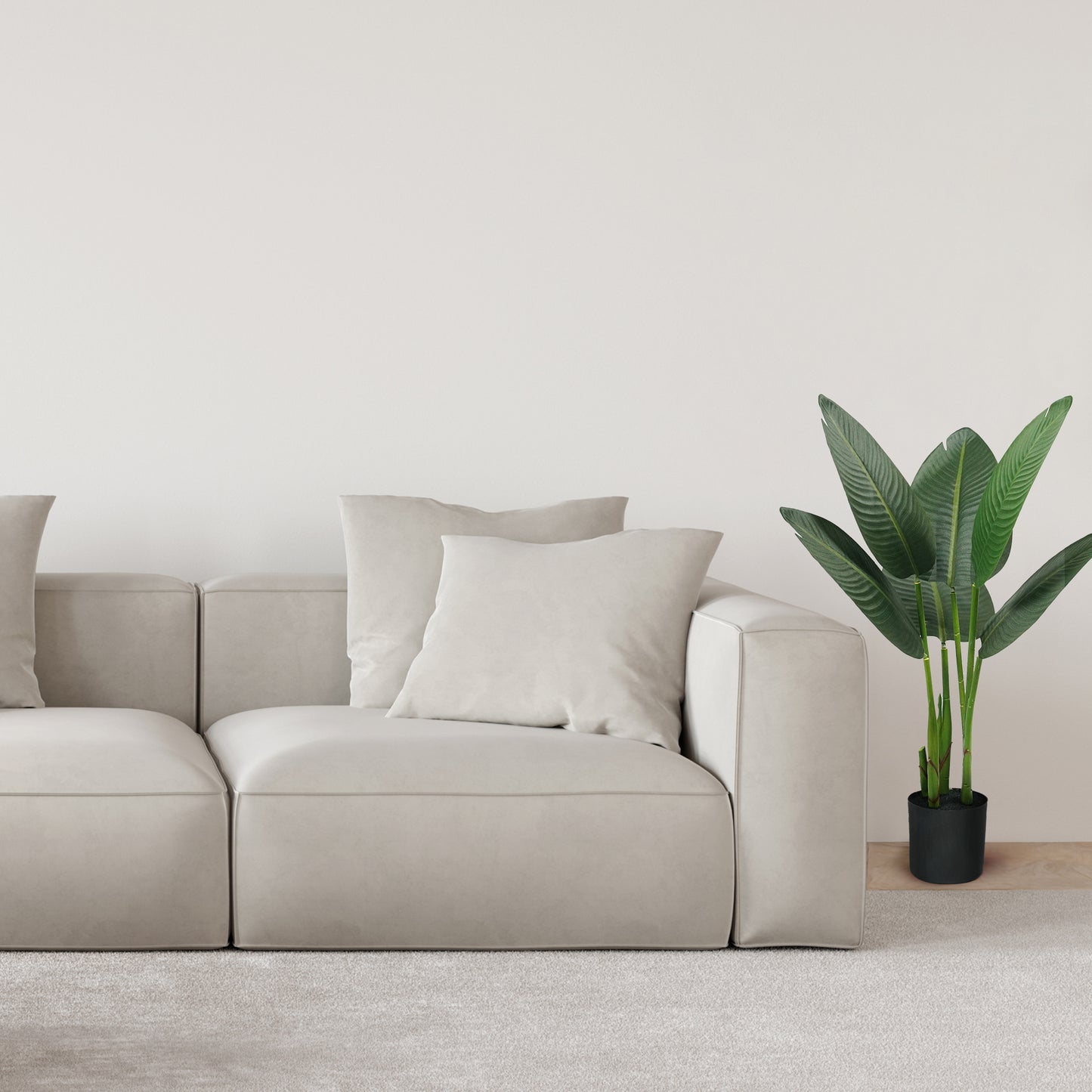 IvoQ Strelitzia Kunstplant 80 cm