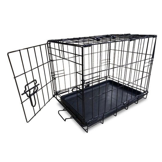 IvoQ Hondenbench XS – Zwart – 44.5×30.5×36.5 cm