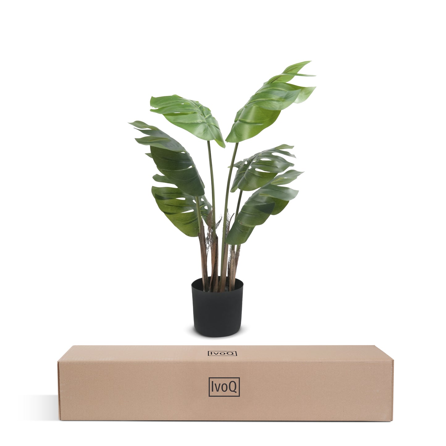 IvoQ Monstera Kunstplant 80 cm