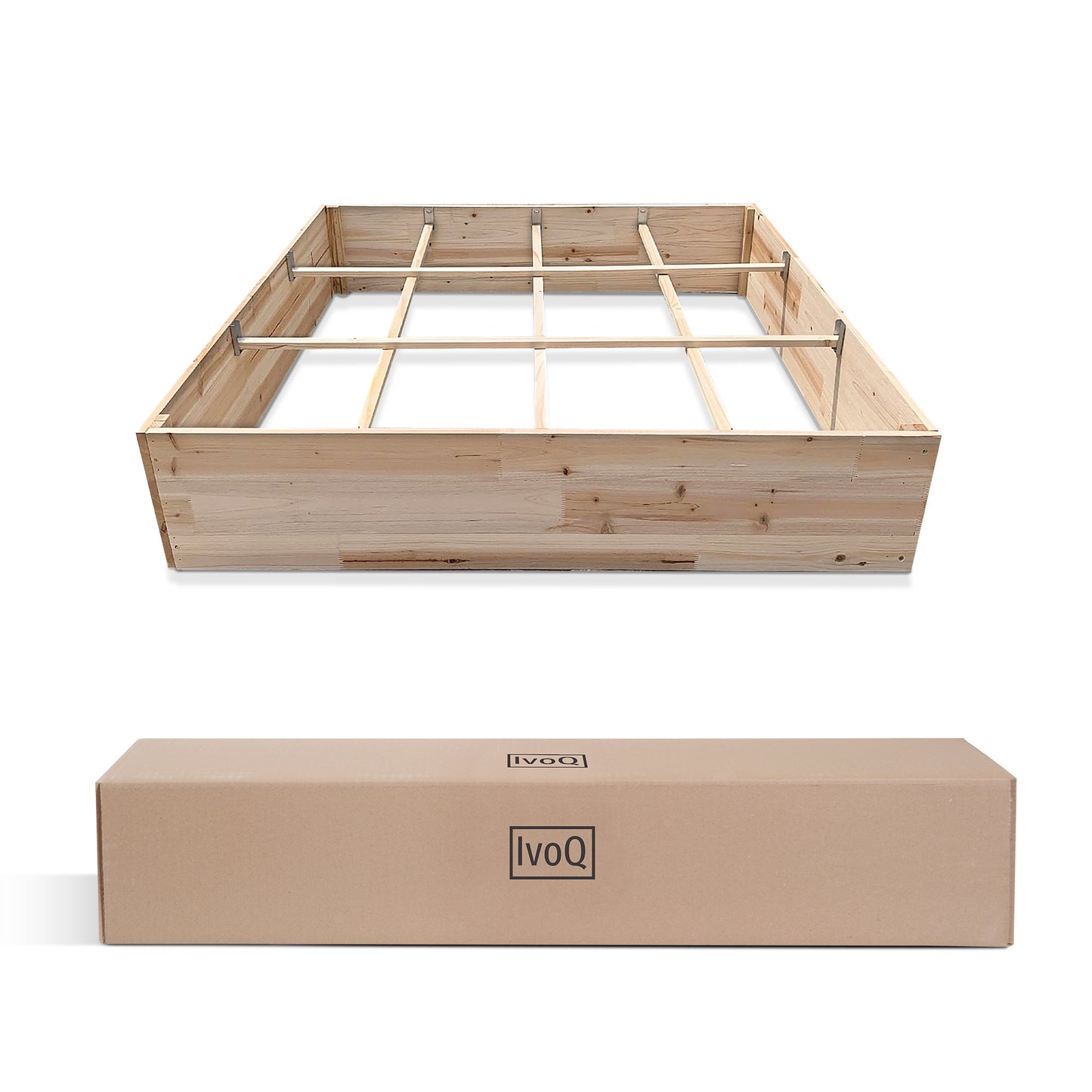 IvoQ Houten Moestuinbak 100 x 100 cm